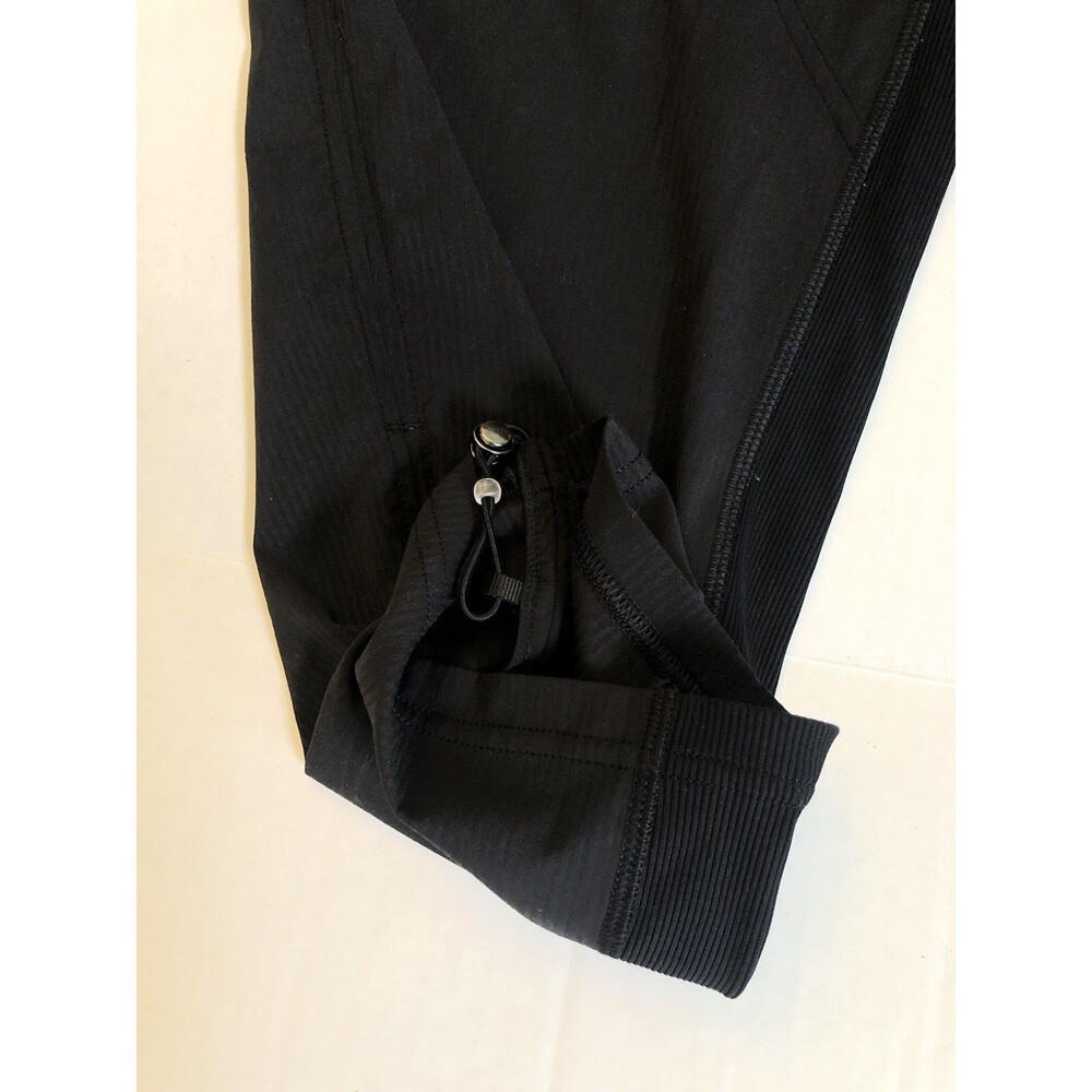 Lululemon Dance Studio Crop *25" Size 12 Black Ruched Cinch Hems - Picture 6 of 11